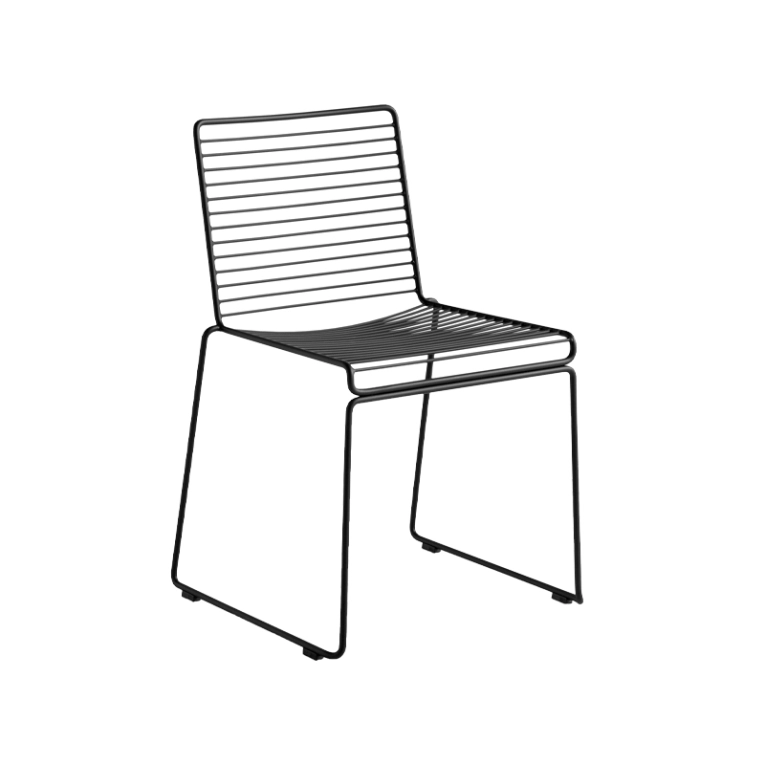Chaise HEE DINING Noir HAY
