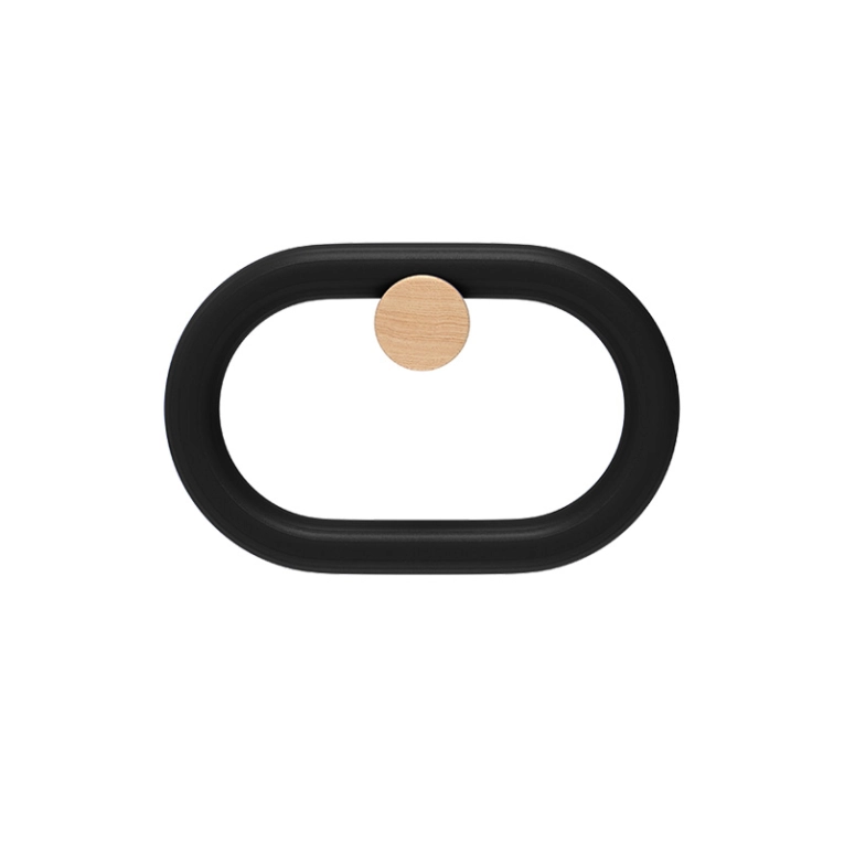 Patère Design Patère FERNAND Horizontale Noir HARTO