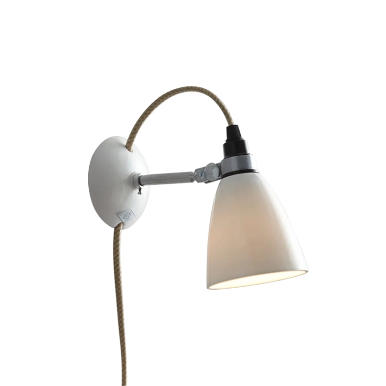 Applique HECTOR DOME Small avec câble Blanc ORIGINAL BTC