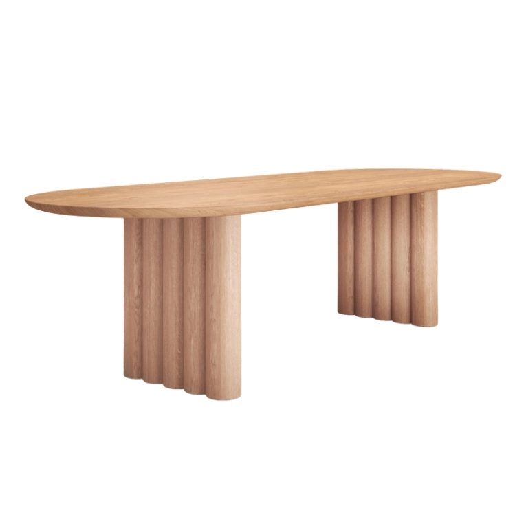 Table PLUSH OVAL Chêne huilé DK3