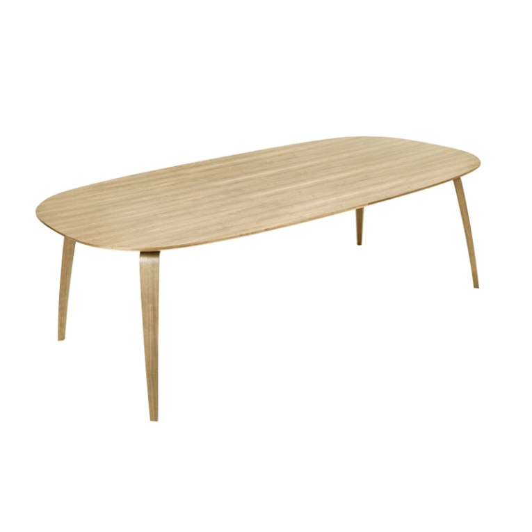 Table GUBI DINING ELLIPTICAL Chêne naturel GUBI