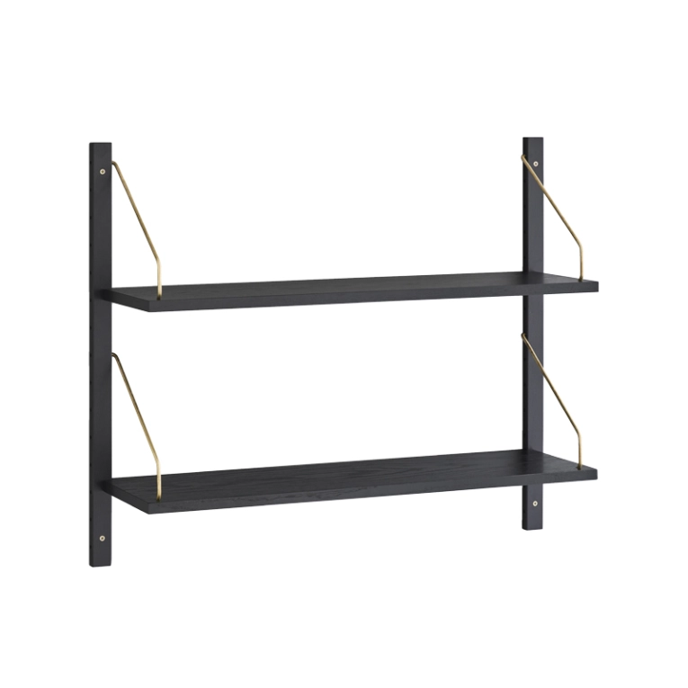 Etagère ROYAL SYSTEM Chêne laqué noir DK3