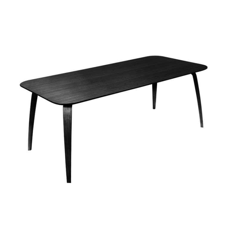 Table GUBI DINING RECTANGULAR Frêne noir GUBI
