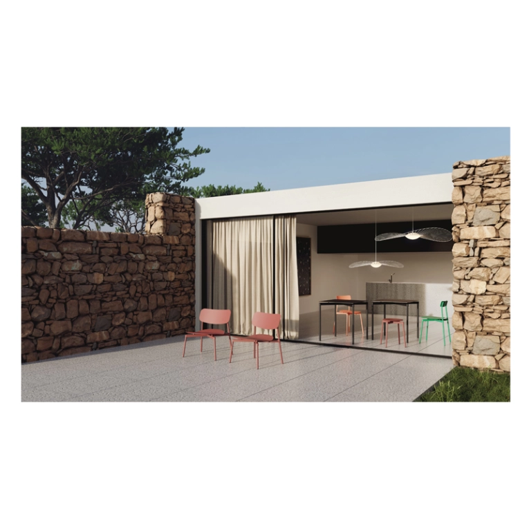 Fauteuil FROMME Bleu océan PETITE FRITURE