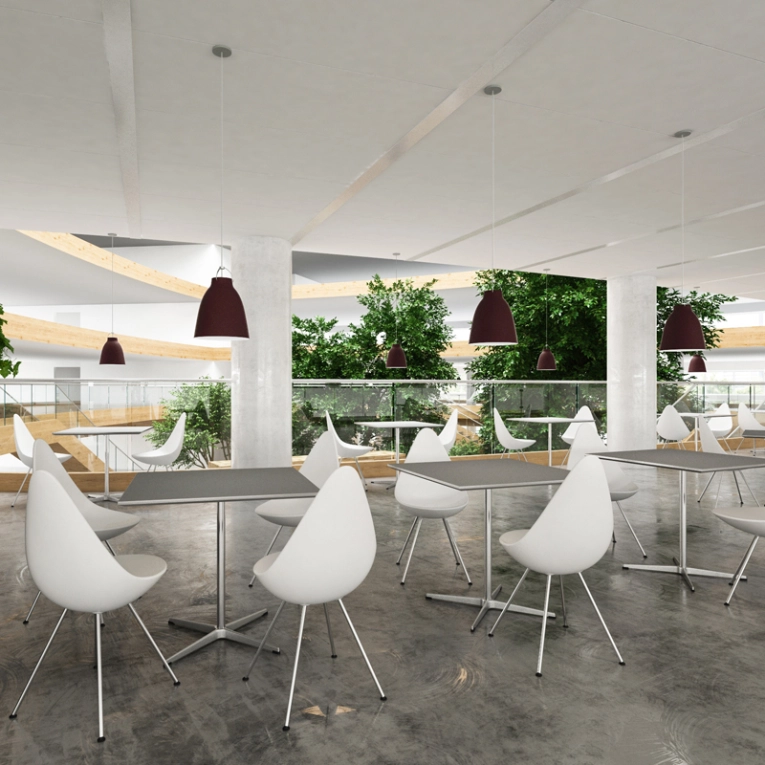 Chaise DROP Noir FRITZ HANSEN