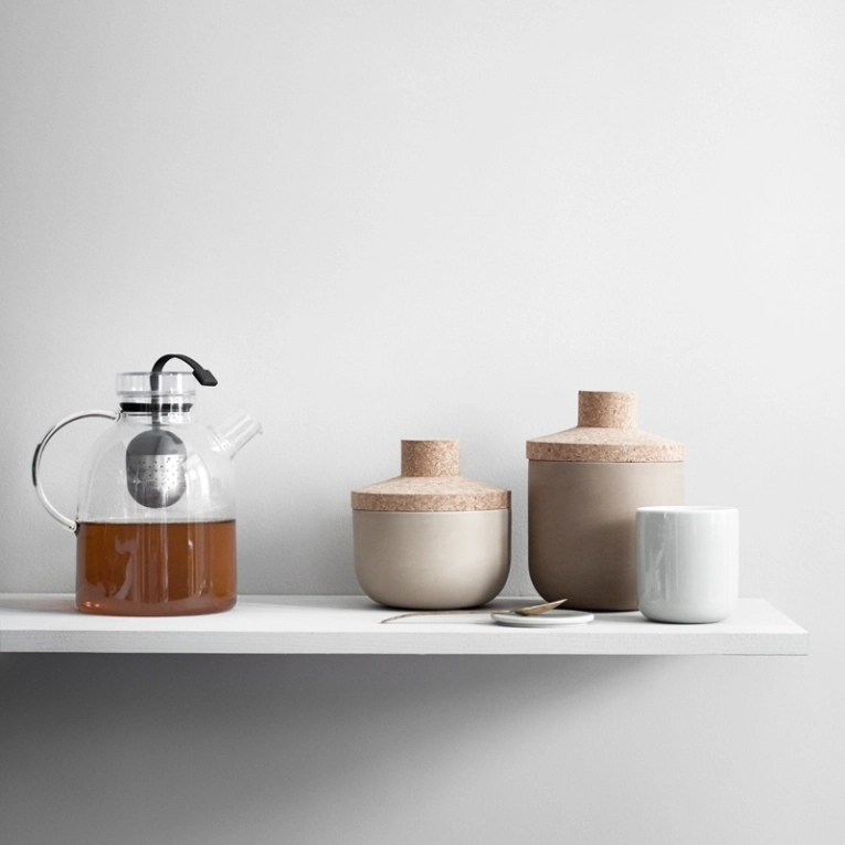 Café & Thé Théière KETTLE MENU avec boule à thé AUDO COPENHAGEN