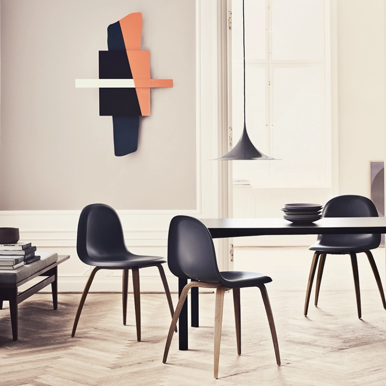 Suspension SEMI PENDANT Ø 30 Noir GUBI