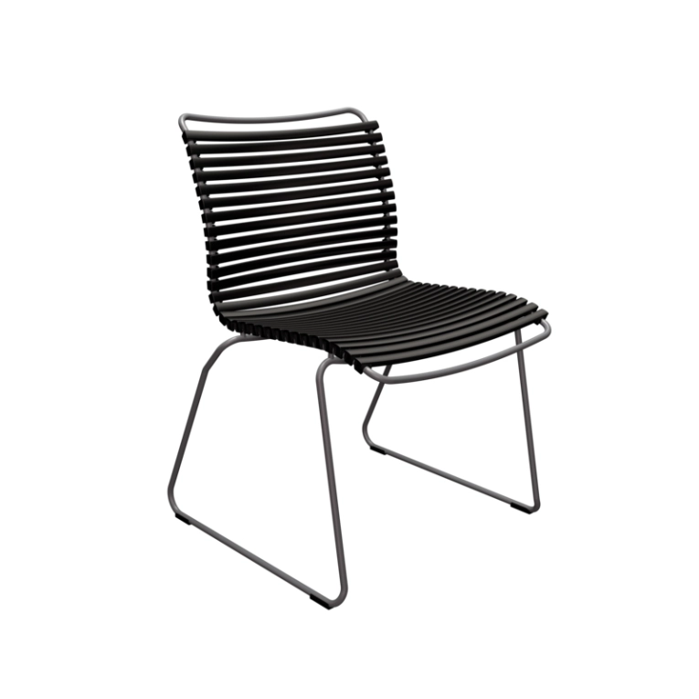 Chaise extérieur Chaise CLICK Noir HOUE