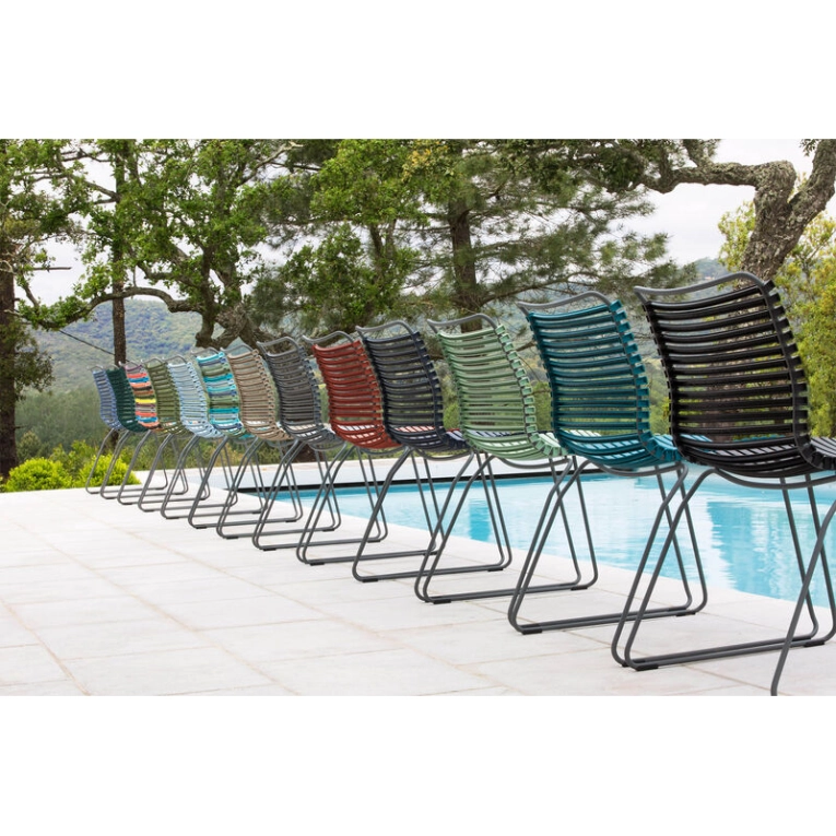 Chaise extérieur Chaise CLICK Bleu pigeon HOUE