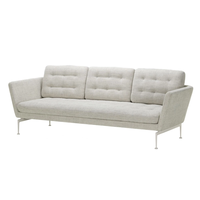 Canapé SUITA Capitonné 3 places Stone melange VITRA