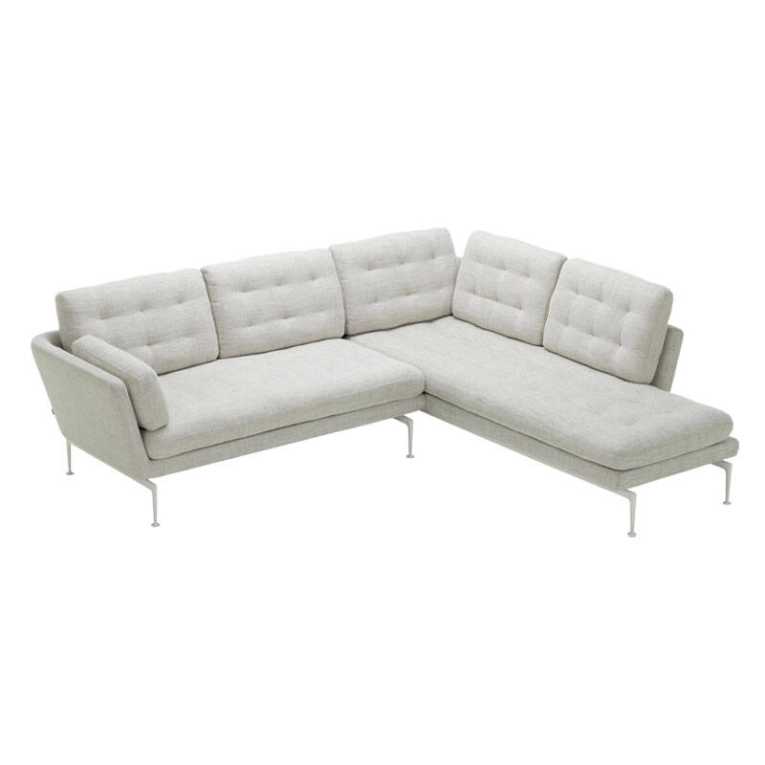Canapé SUITA Capitonné d'angle Stone melange VITRA