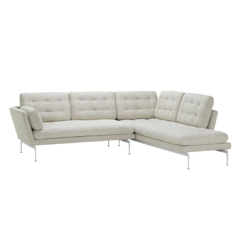 Canapé SUITA Capitonné d'angle Stone melange VITRA