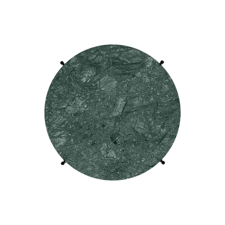 Table basse TS COFFEE Ø 55 Marbre Guatemala vert GUBI