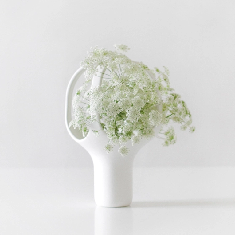 Vase Vase HEIRLOOM 1 Blanc MOUSTACHE