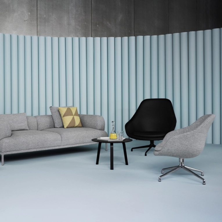 Fauteuil ABOUT A LOUNGE CHAIR AAL 81 Gris 116 HAY