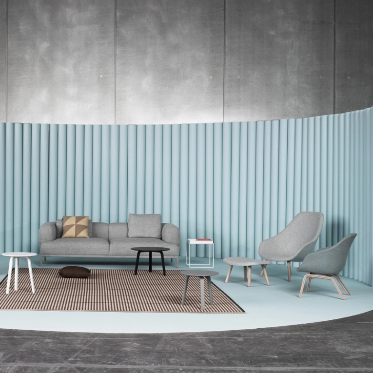 Fauteuil ABOUT A LOUNGE CHAIR AAL 82 Gris 130 HAY