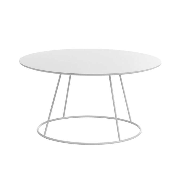 Table basse BREEZE Ø 80 Blanc SWEDESE