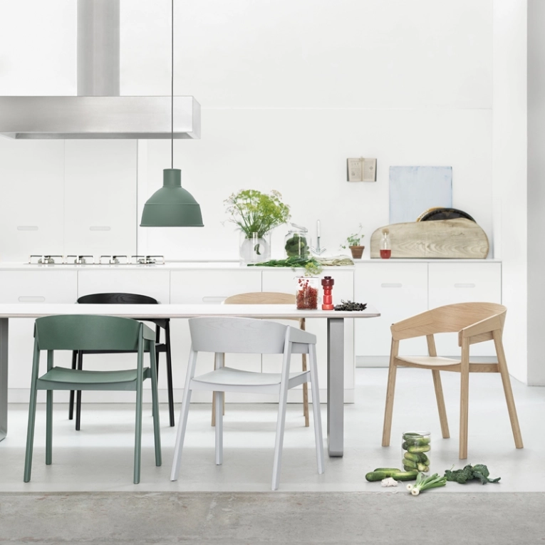 Chaise COVER ARMCHAIR Vert MUUTO