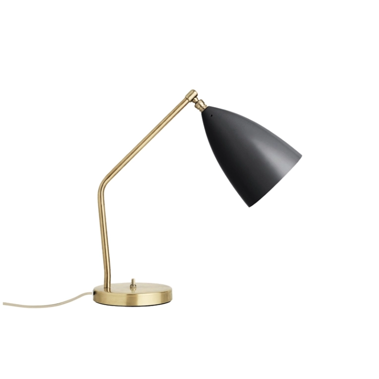Lampe de bureau GRÄSHOPPA TASK Noir GUBI