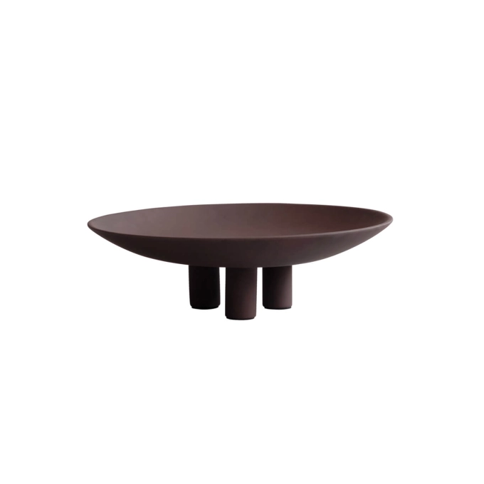 Centre de table & corbeille DUCK PLATE big Chocolat 101 COPENHAGEN