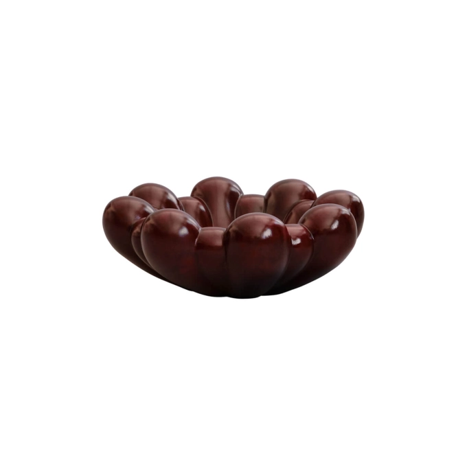 Centre de table & corbeille BLOOM TRAY big Bordeaux 101 COPENHAGEN