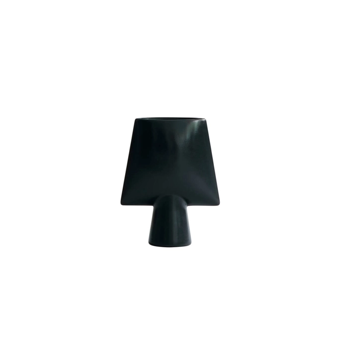Vase SPHERE SQUARE mini Vert foncé 101 COPENHAGEN