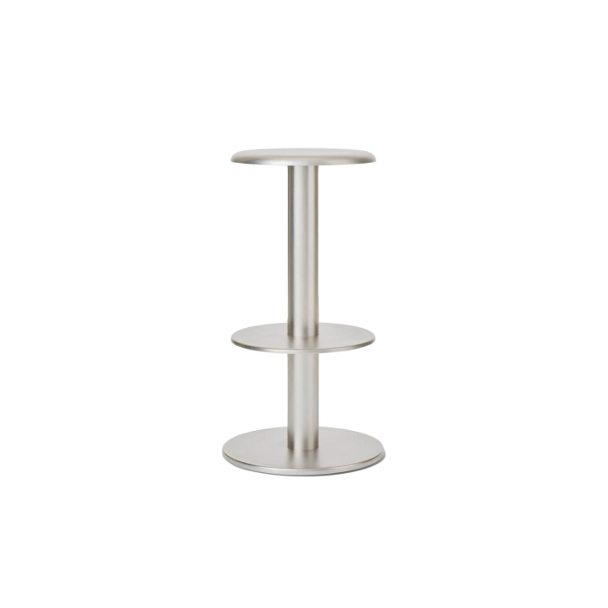 Tabouret haut COUPE H 76 Acier inoxydable NEW WORKS