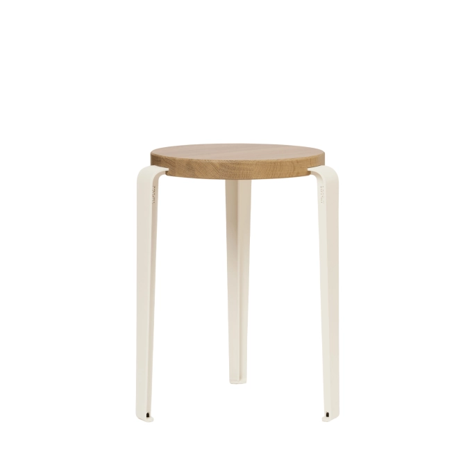 Tabouret LOU Chêne/Blanc Crème TIPTOE