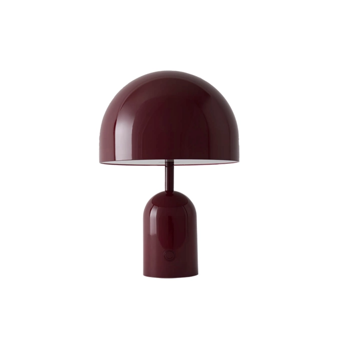 Lampe sans fil BELL PORTABLE Bordeaux TOM DIXON