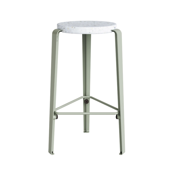 Tabouret haut MI LOU Venezia/Gris Eucalyptus TIPTOE