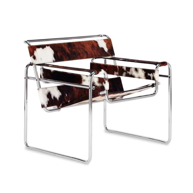 Fauteuil WASSILY Peau de Vache KNOLL