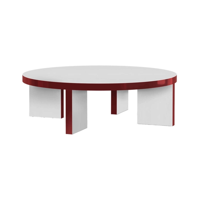 Table basse SLICE ME Ø 90 Amarante ZANOTTA