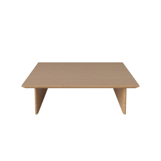 Table basse PODI 90x90 cm Chêne huilé BOLIA