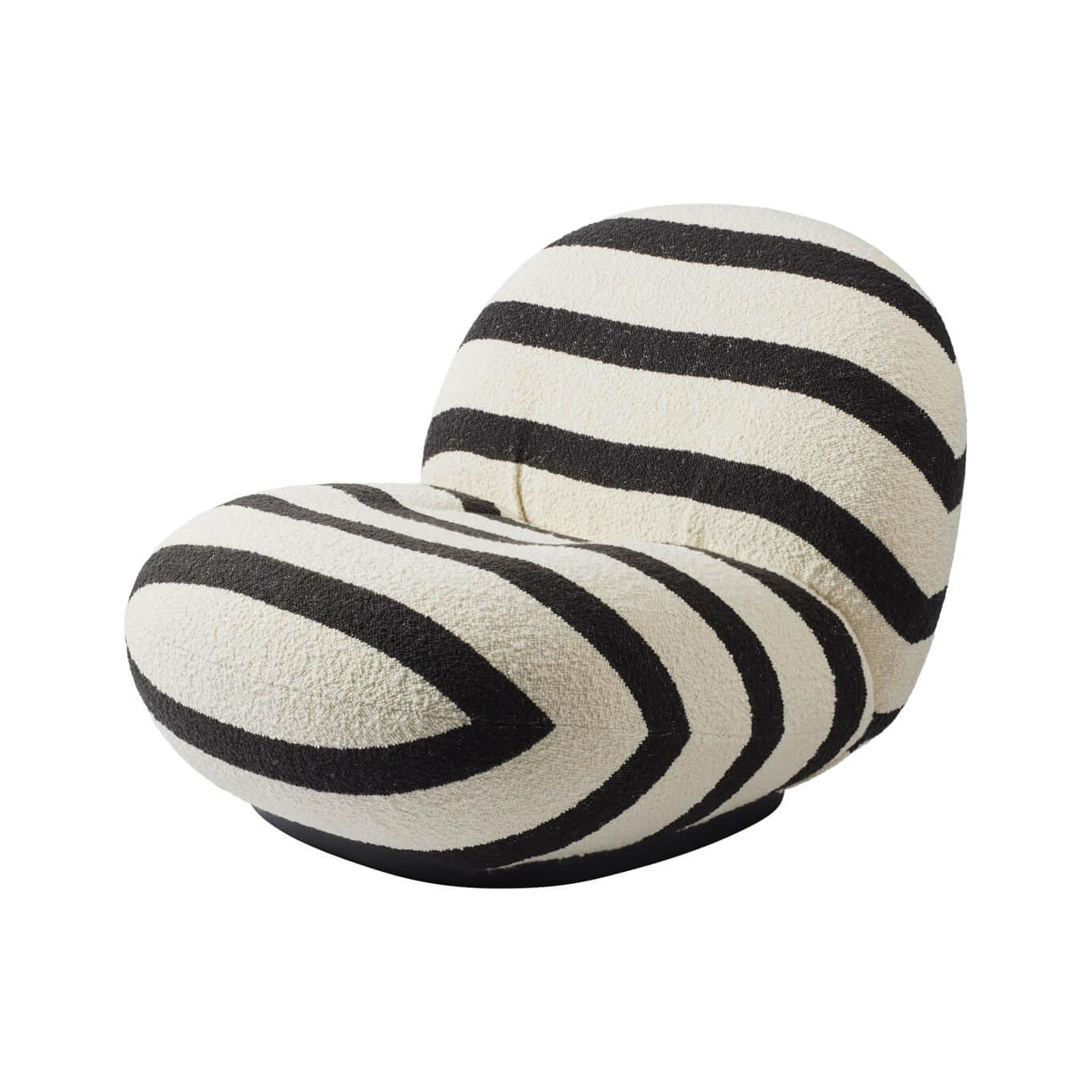 Fauteuil PACHA base fixe Karakorum Stripe GUBI