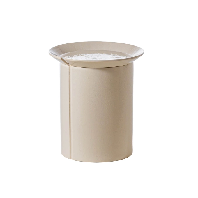 Table d'appoint guéridon BRISE 43 Blanc GERVASONI