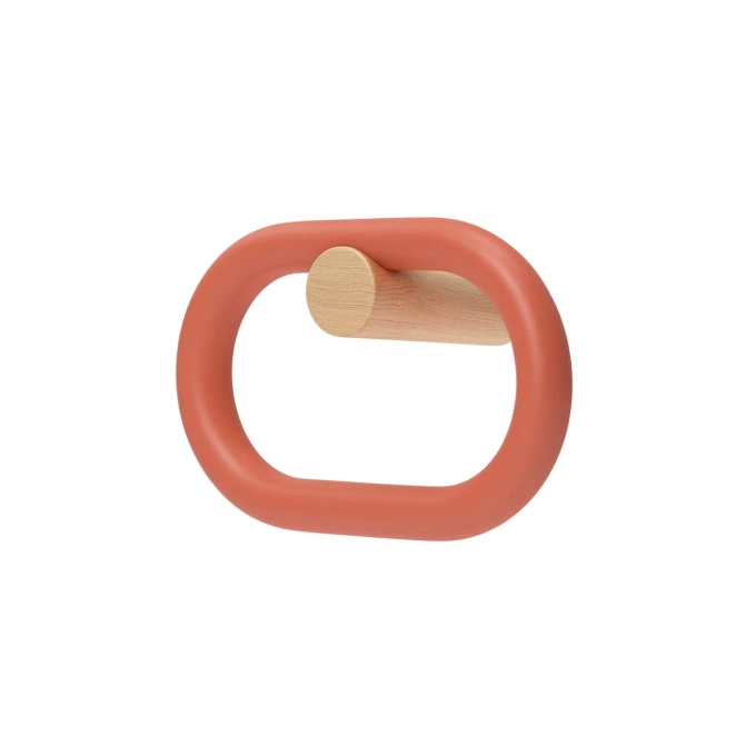 Patère Design FERNAND Horizontale Corail Epicé HARTO