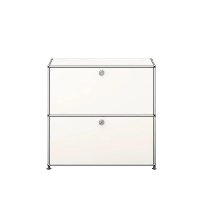Meuble de rangement USM HALLER S2 Blanc pur USM HALLER
