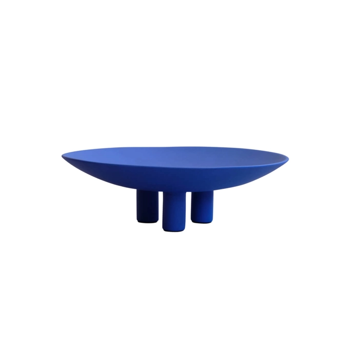 Centre de table & corbeille DUCK PLATE big Bleu Marrakech 101 COPENHAGEN