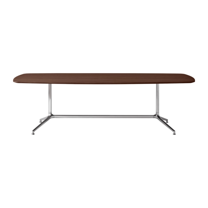 Table entreprise SWIVEL TABLE 437 Medium Chêne foncé VIPP