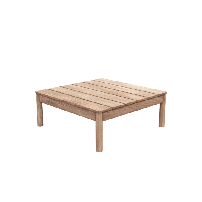 Table basse extérieure TRADITION 70x70 H27 Teck FRITZ HANSEN
