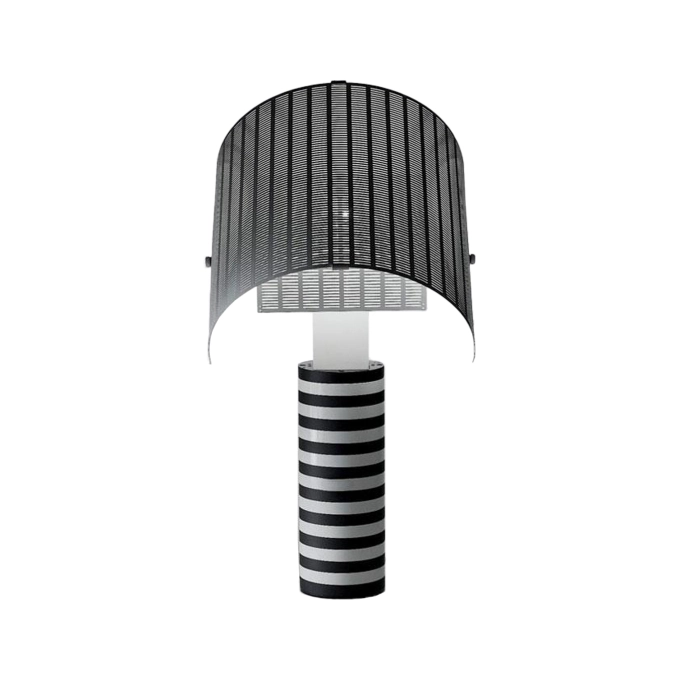 Lampe à poser SHOGUN Diffuseur blanc/ base noir et blanc ARTEMIDE
