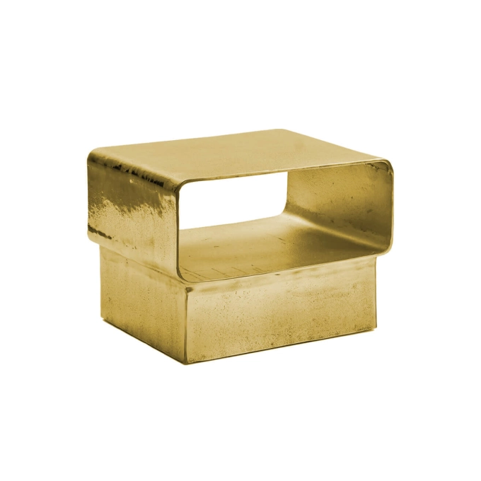Table d'appoint guéridon KIRA 46 Gold GERVASONI