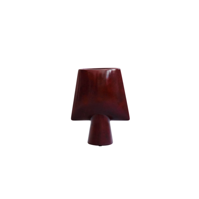 Vase SPHERE SQUARE mini Bordeaux 101 COPENHAGEN
