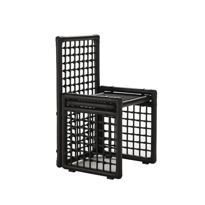 Chaise BASILAN Noir TACCHINI