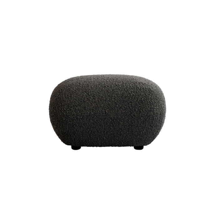 Pouf TOE Taupe foncé bouclé 101 COPENHAGEN