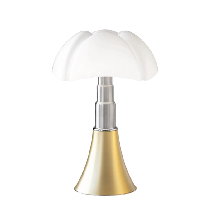 Lampe à poser PIPISTRELLO Laiton satiné MARTINELLI LUCE