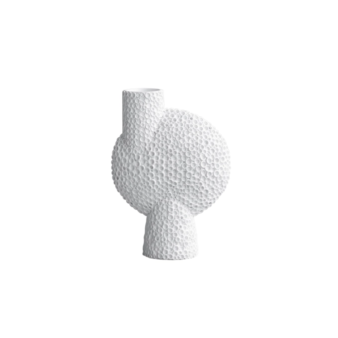 Vase SPHERE BUBL Shisen medio Os Blanc 101 COPENHAGEN