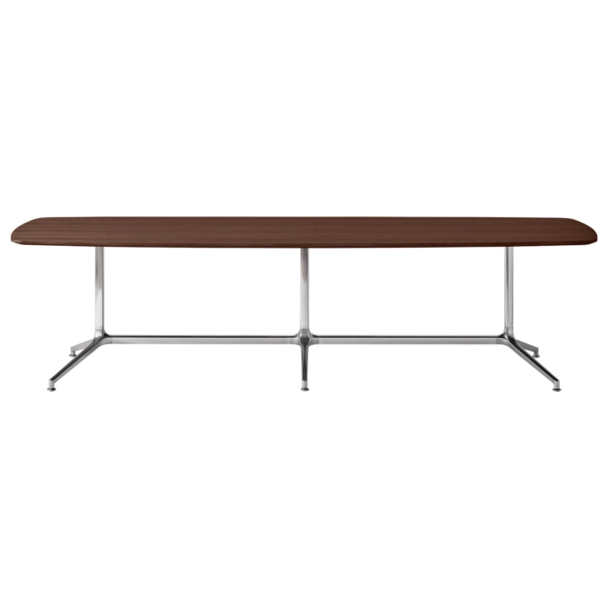 Table entreprise SWIVEL TABLE 438 Large Chêne foncé VIPP