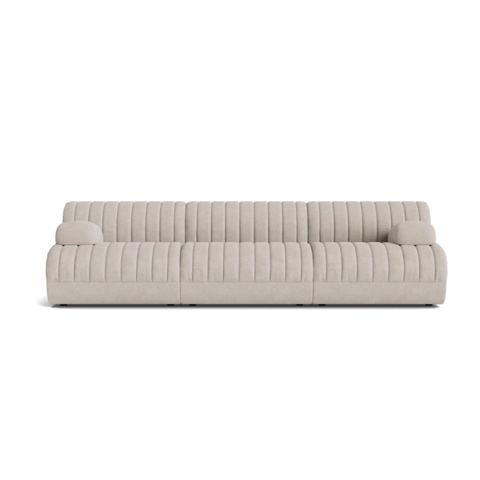 Canapé COLTRE 3 places avec accoudoirs Turf Sable MUUTO