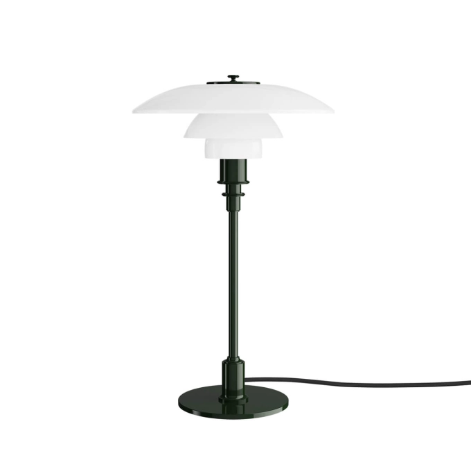 Lampe à poser PH 3/2 Vert foncé brillant LOUIS POULSEN